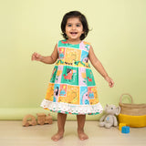 Girls Printed Peony Dress - Zoo Crew