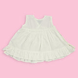 Embroidered Newborn Wrap Dress - Rabbit