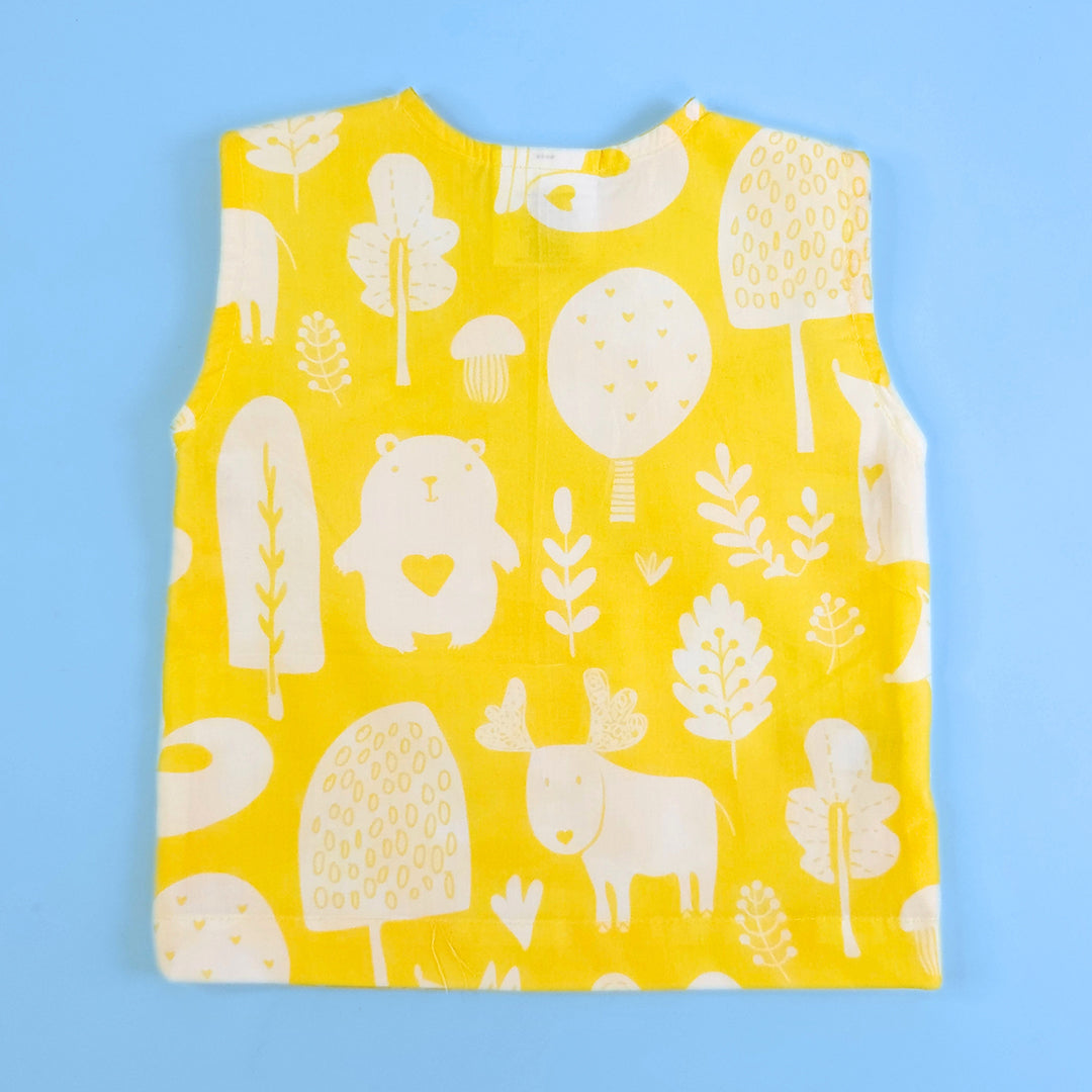 Keebee Organic Cotton Printed Jabla - Enchanted Forest