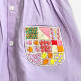 Hand Embroidered Lilac Dress