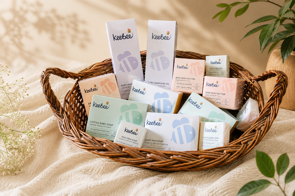 Keebee gentle baby skincare