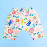 Keebee Organic Cotton Printed Elastic Waist Baby Diaper Shorts - Lil Picasso