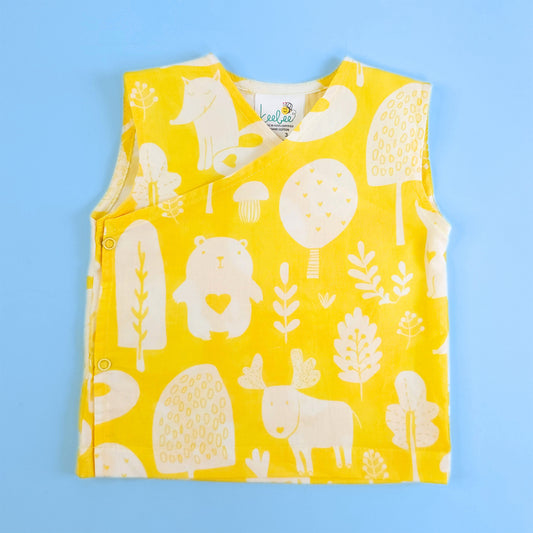 Keebee Organic Cotton Printed Jabla - Enchanted Forest