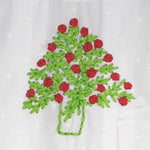 Organic Cotton Embroidered Girls Dress - Xmas Tree