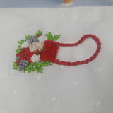Embroidered Jabla and Diaper Shorts Set - Holiday Sock