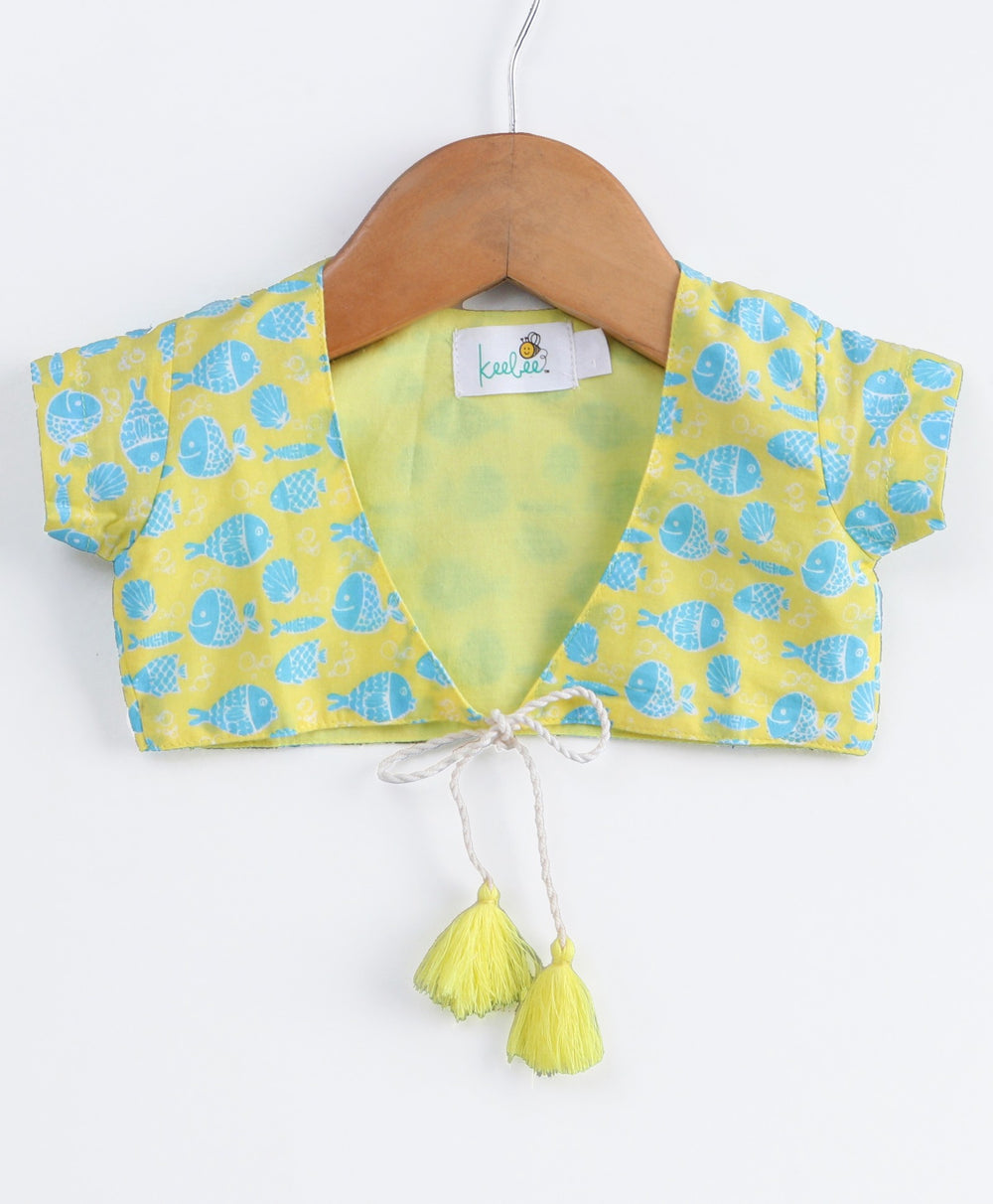Baby Girl Double Jacket Patiala Set