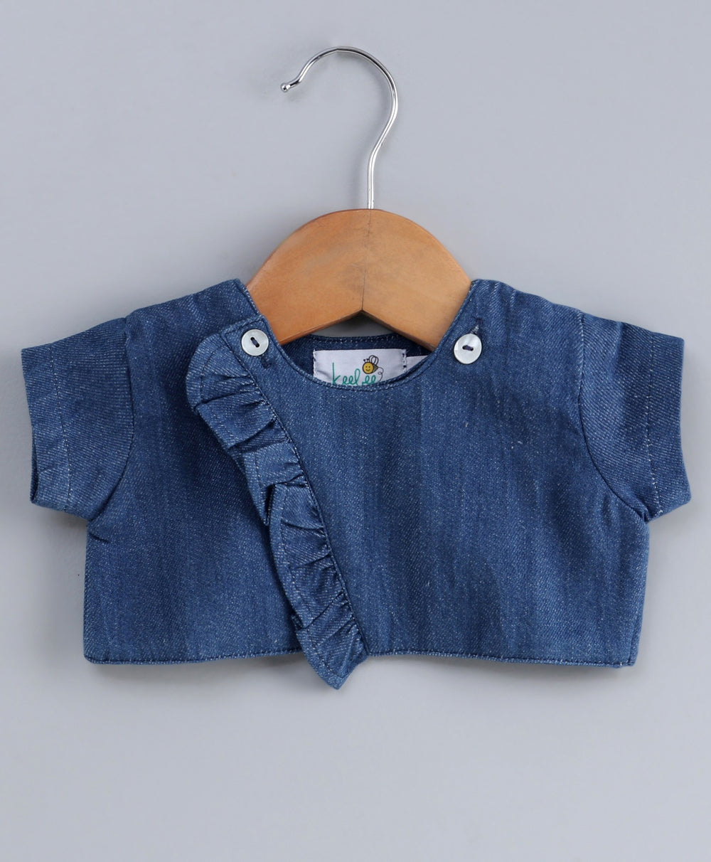 Baby Girl Double Jacket Patiala Set