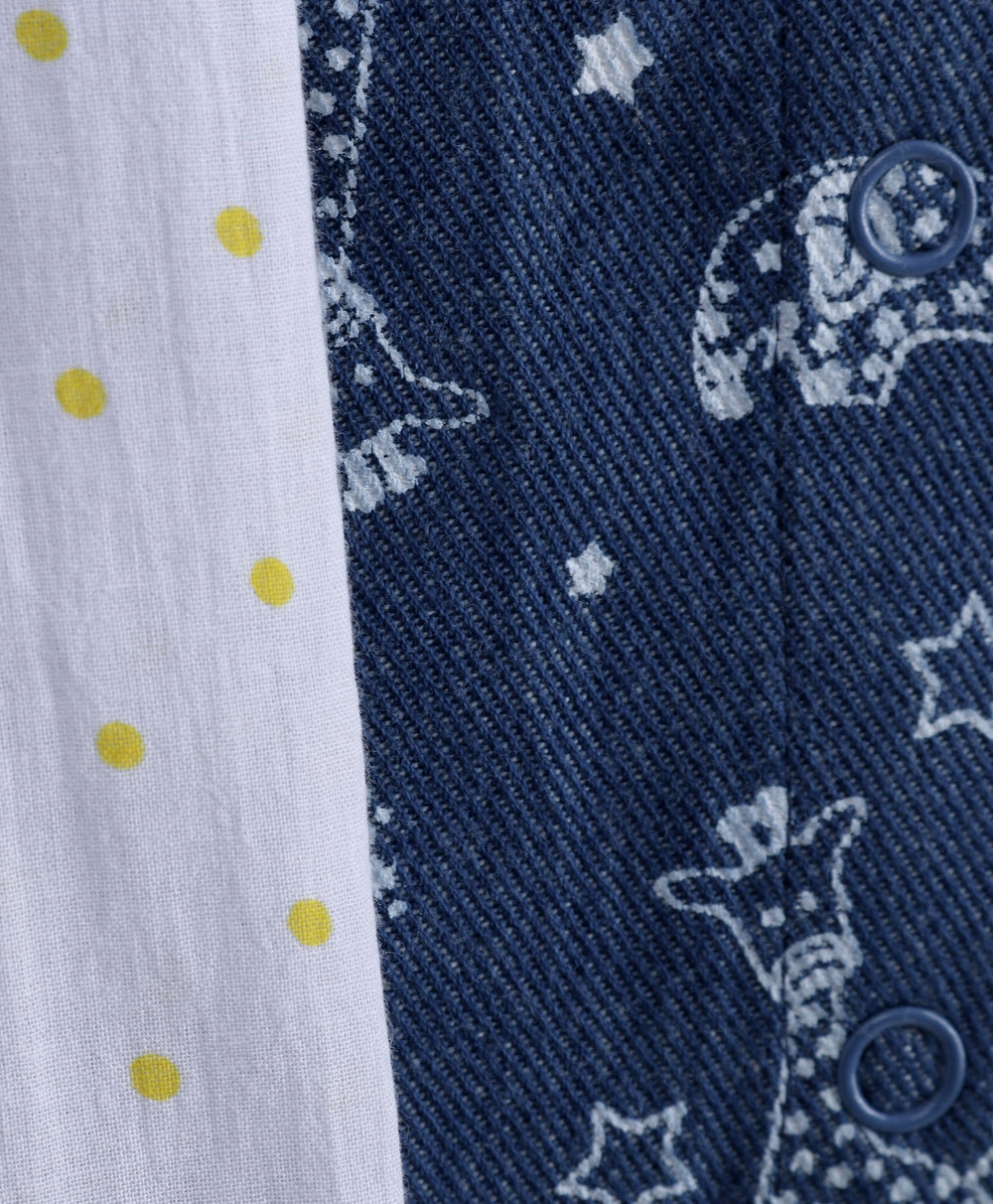 Baby Girl Denim Patiyala Set
