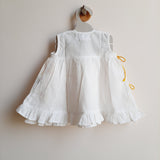 Embroidered Wrap Dress - Sunny Garden