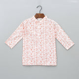Baby Boy Animal Print Kurta