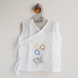 Sleeveless Embroidered Baby Jabla - Balloons