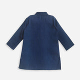 Baby Boy Embroidered Kurta - Fishes