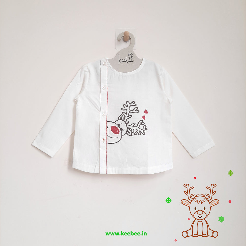 Embroidered Shirts - Reindeer