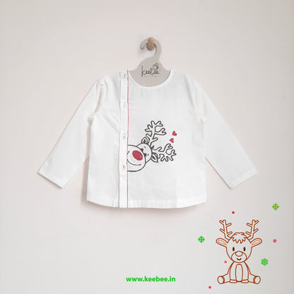 Embroidered Shirts - Reindeer