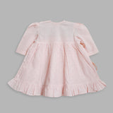 Organic Cotton Putta Puff Sleeve Girls Jabla / Dress - Peach