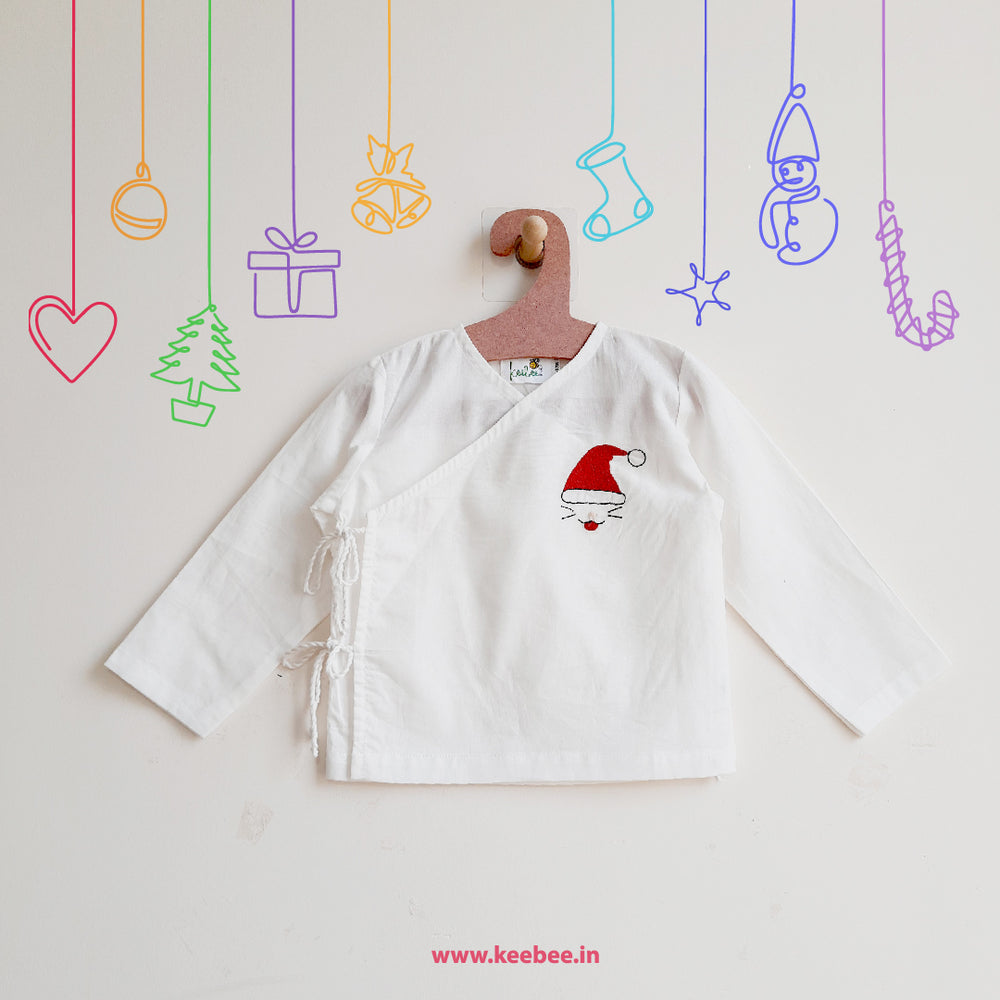 Full Sleeve Embroidered Baby Jabla -Merry Cat