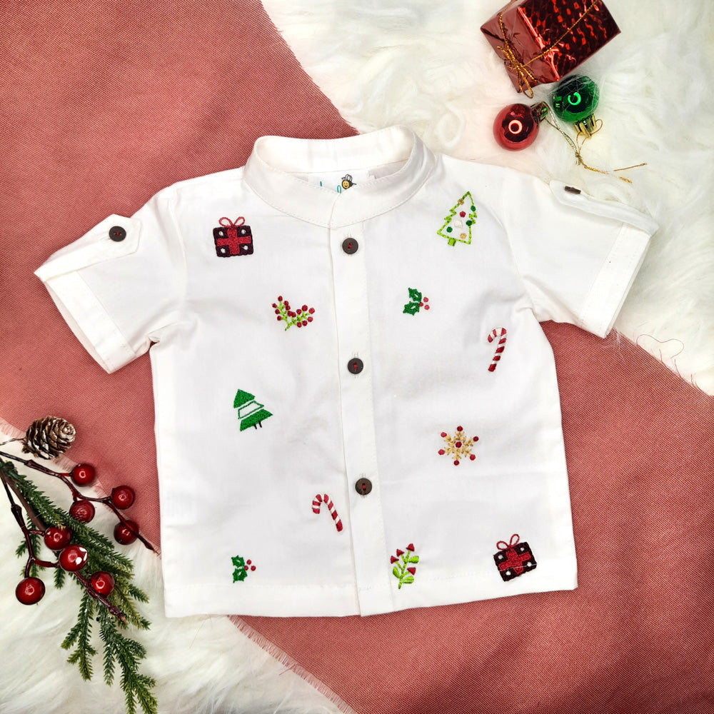 Embroidered Shirts - Merrymas
