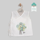 Sleeveless Embroidered Baby Jabla - Tree